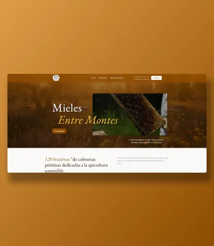 Pagina web Mieles Entremontes
